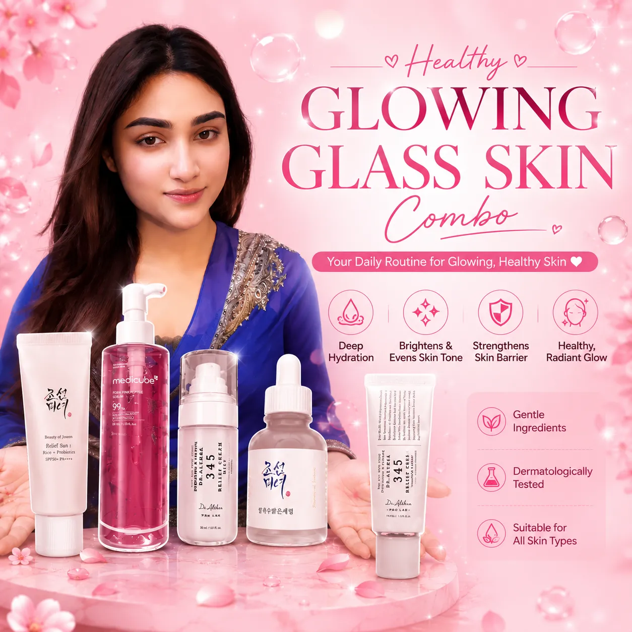 Healthy Glowing Glass Skin Combo