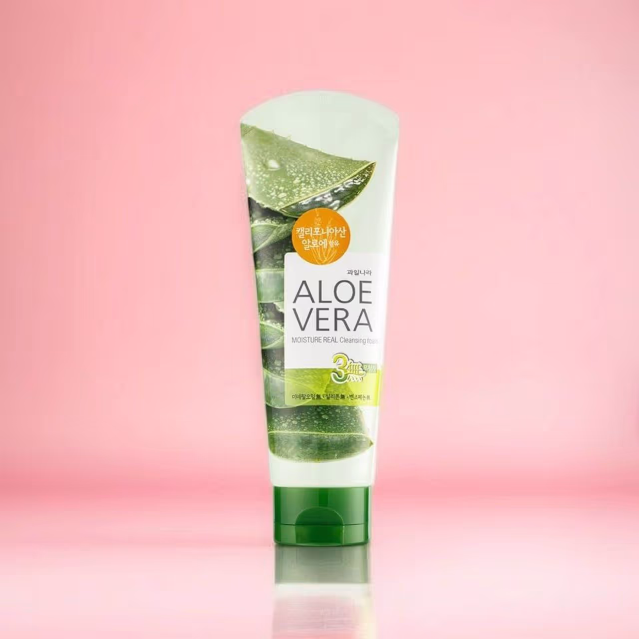WELCOS Aloe Vera Moisture Real Cleansing Foam 150g