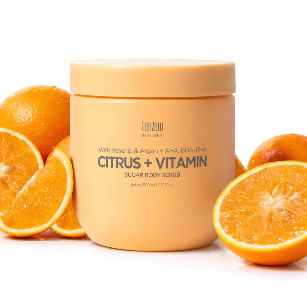 Tenzero Citrus Vitamin Sugar Scrub (Sunflower) 500 g