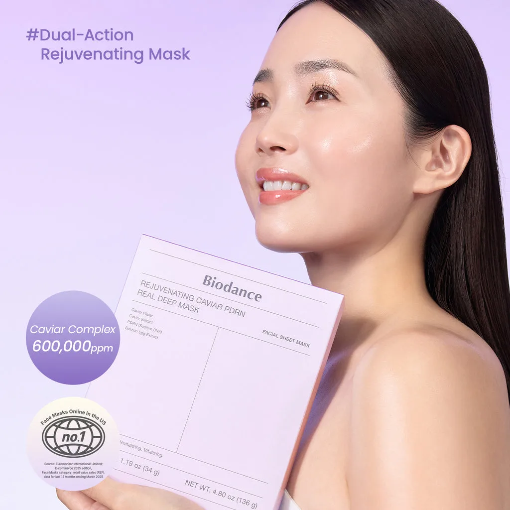BIODANCE Rejuvenating Caviar PDRN Real Deep Mask ( 4 pcs ) - Image 2
