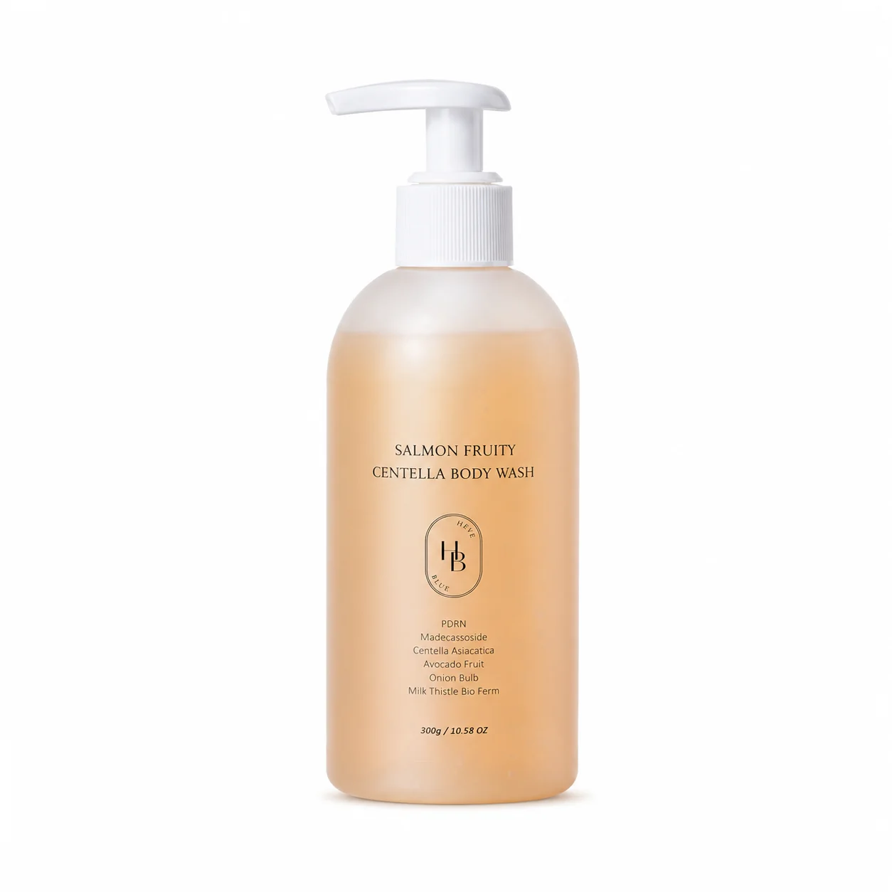 HEVEBLUE Salmon Fruity Centella Body Wash 300ml
