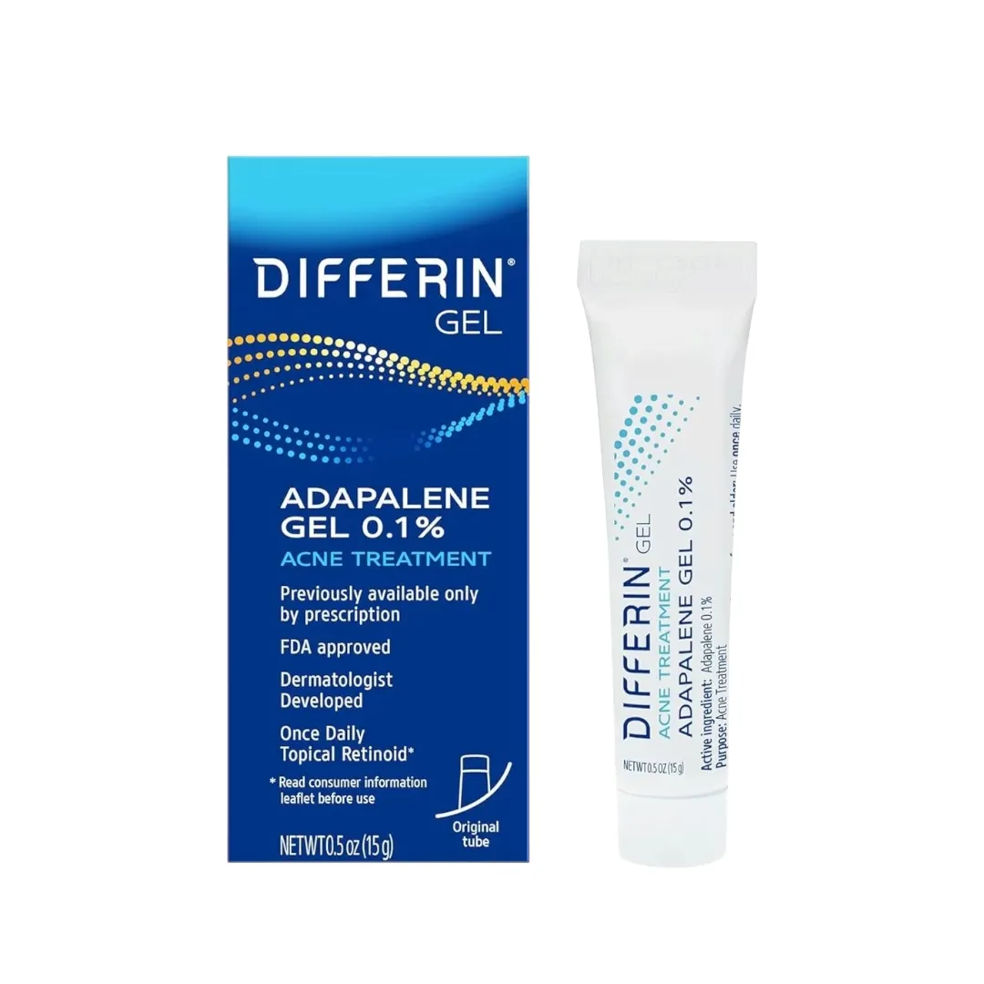 Differin Adapalene 0.1% Acne Treatment Gel New - Image 1
