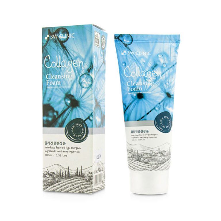 3W Clinic Collagen Foam Cleansing – 100ml