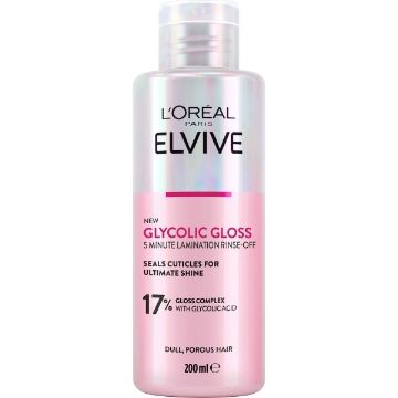 Loreal Elvive Glycolic 17% Gloss 5 Minute Lamination Rinse-Off 200ml