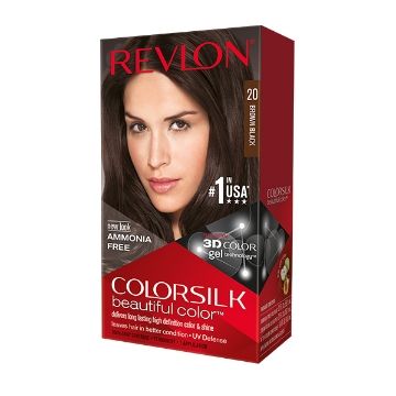 Revlon Colorsilk Beautiful Hair Color - 20 Brown Black