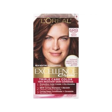 LOreal Paris Excellence Creme Permanent Hair Color 6RB ...