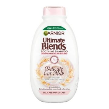 Garnier Ultimate Blends Rice Cream & Organic Oat Milk Soothing Shampoo 400ml