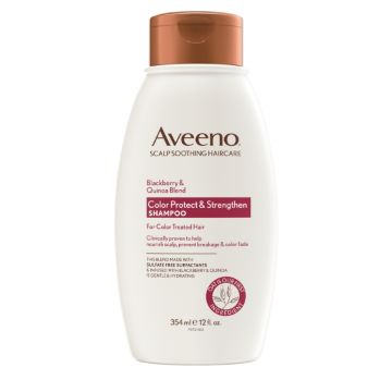 Aveeno Blackberry & Quinoa Blend Color Protect & Strengthen Shampoo (300ml)