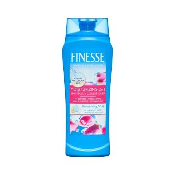 Finesse Restore + Strengthen Moisturizing & Shine Enhancing 2-in-1 Shampoo + Conditioner with Camellia Oil 384ml