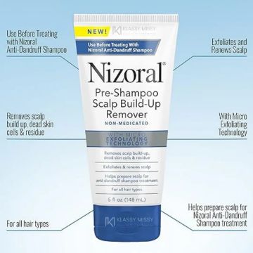 Nizoral Pre-shampoo Scalp Build-up Remover 5 Fl Oz 148ml