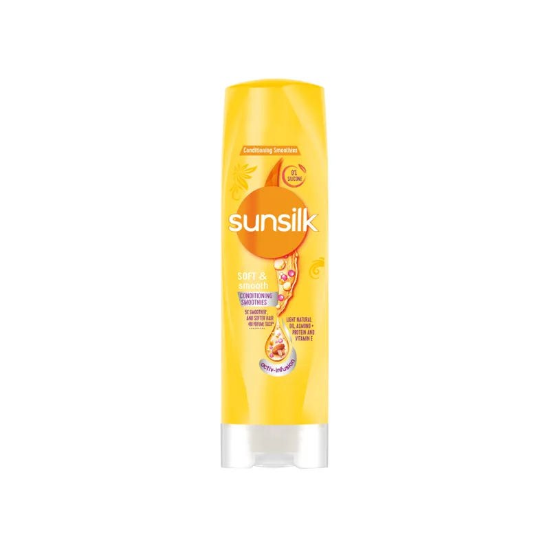 Sunsilk Soft & Smooth Conditioner with Light Natural Oil, Almond + Protein and Vitamin E 300ml