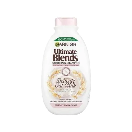 Garnier Ultimate Blends Rice Cream & Organic Oat Milk Soothing Shampoo 400ml