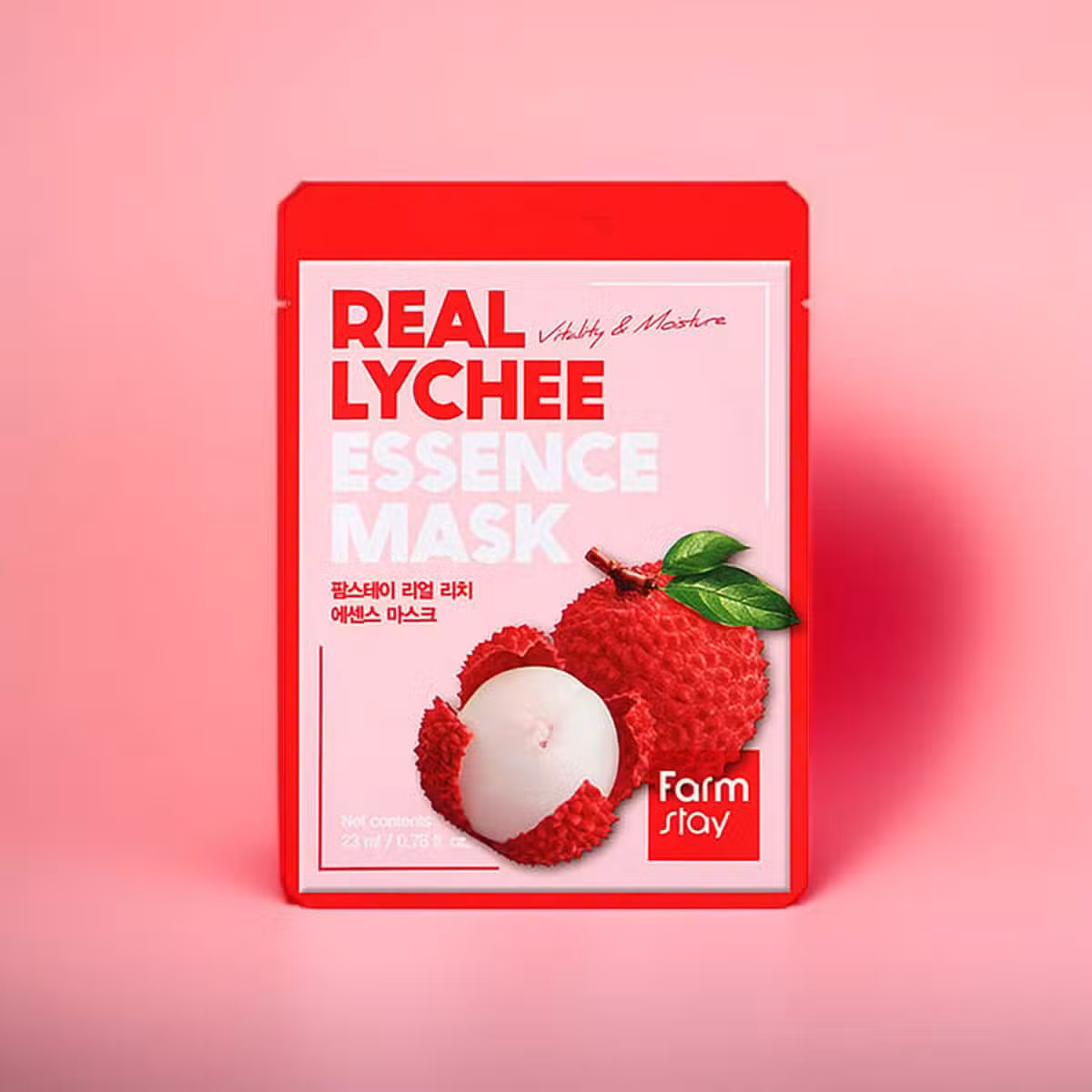 FARM STAY Real Lychee Essence Mask 23ml
