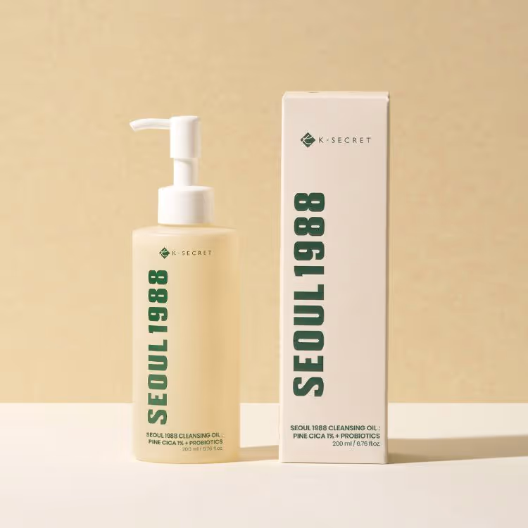 KSECRET SEOUL 1988 Cleansing Oil : Pine Cica 1% + Probiotics - 200ml