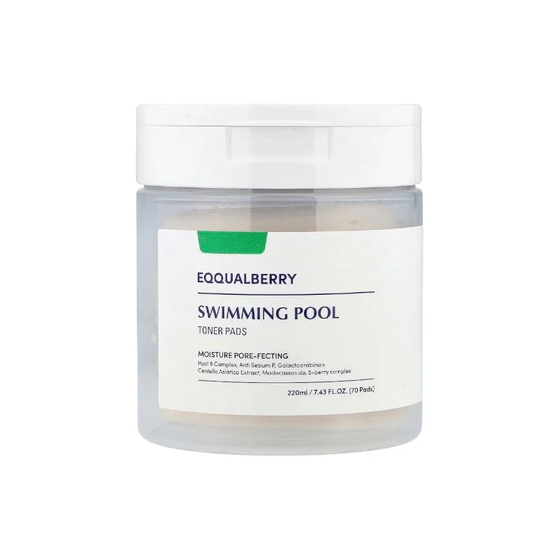 EQQUALBERRY Swimming Pool Toner Pads 70pads 220ml