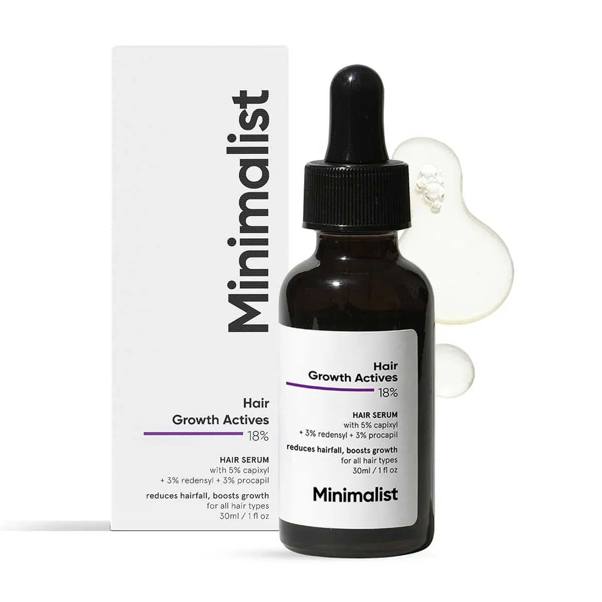Minimalist Hair Growth Actives 18% Hair Serum 30ml