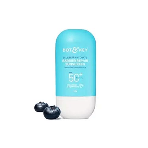 Dot & Key Blueberry Hydrate Barrier Repair Sunscreen With Hyaluronic And 5 Ceramides 50ml SPF 50+ PA++++