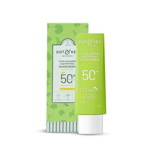 Dot & Key Cica Calming Mattifying With Niacinamide Light Gel Sunscreen 80g - SPF 50+ PA++++