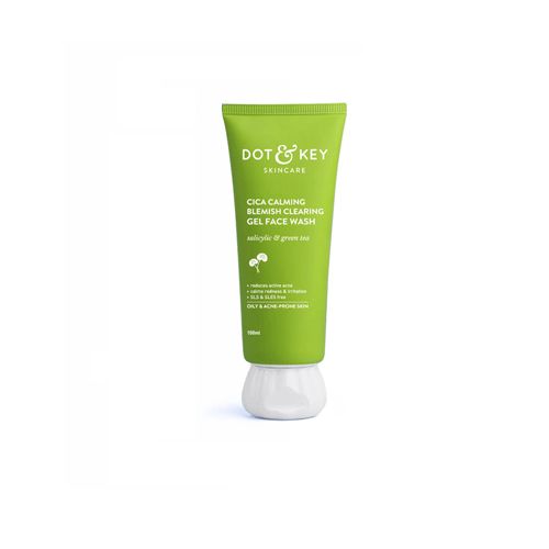 Dot & Key Cica Calming Blemish Clearing Gel Face Wash 100ml •