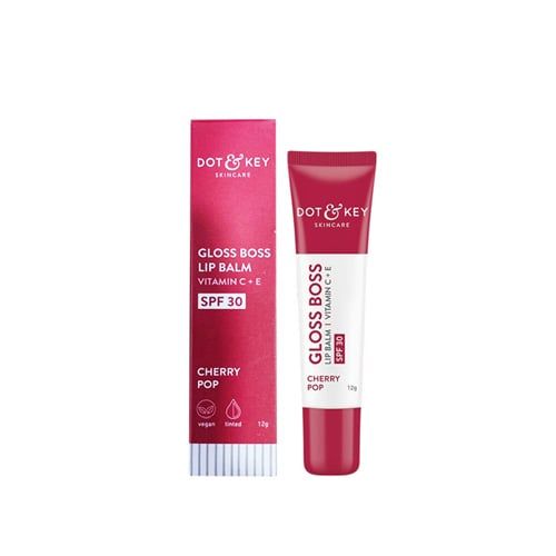 Dot & Key Gloss Boss Cherry Pop Lip Balm 12g - SPF 30