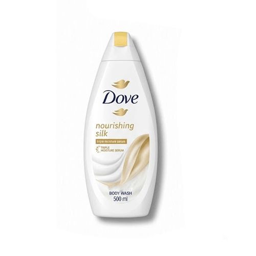 Dove Nourishing Silk Nourishes Dry Skin Body Wash 500ml