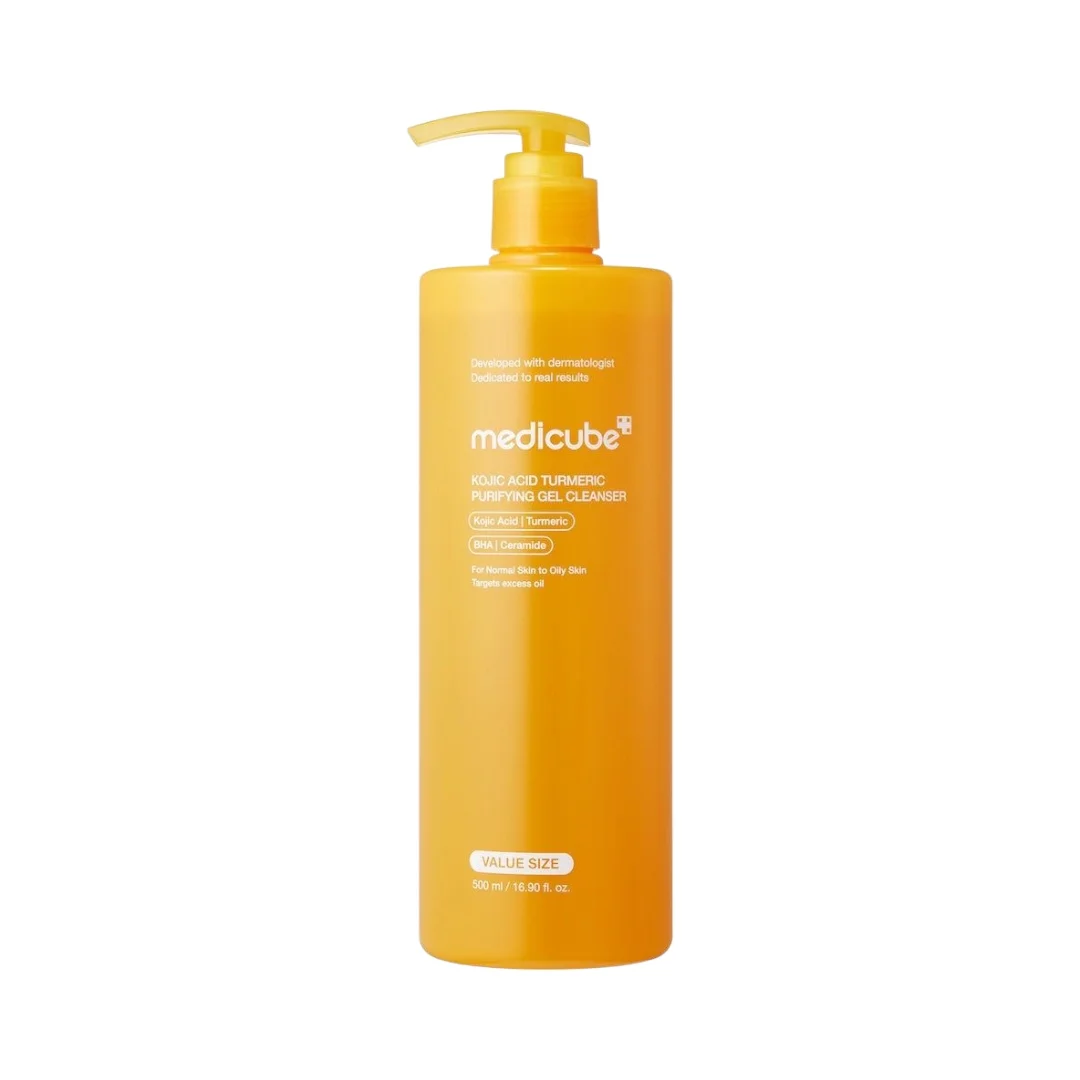 MEDICUBE Kojic Acid Turmeric Gel to Foam Cleanser 500ml