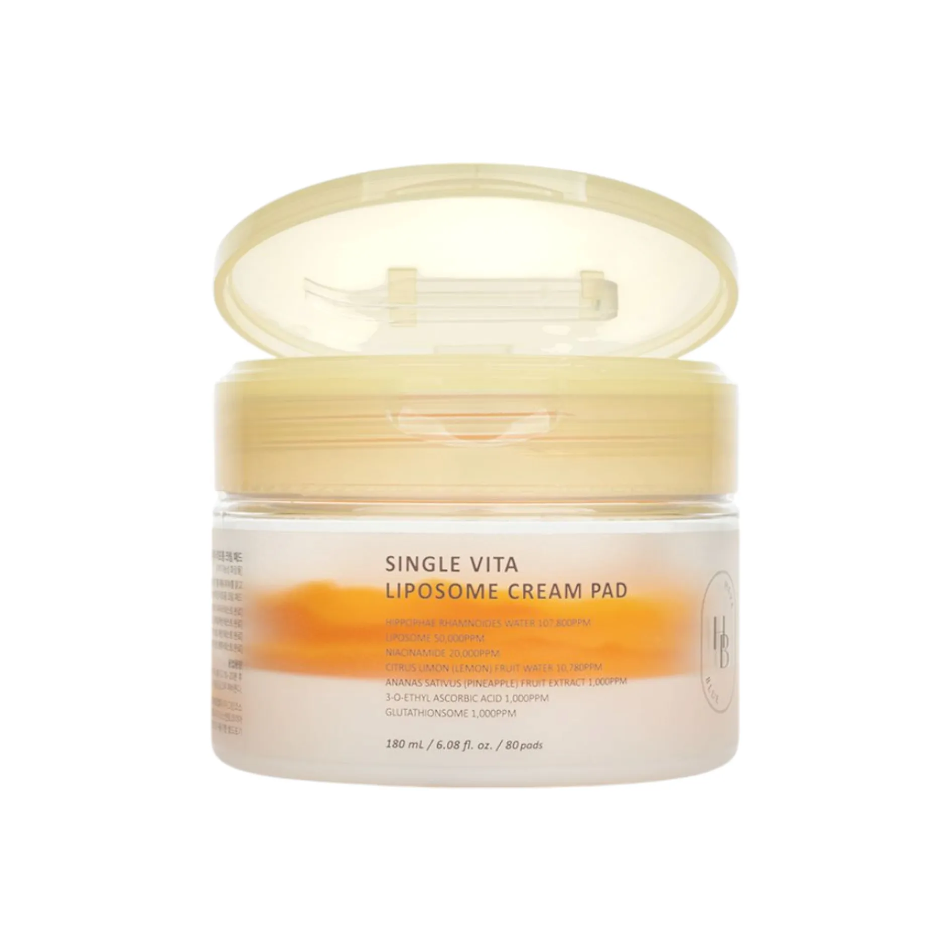 HEVEBLUE Single Vita Liposome Cream Pad (80ea) 180ml